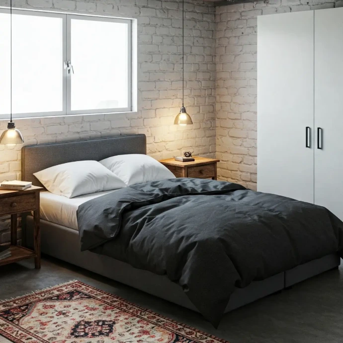Bedroom garage